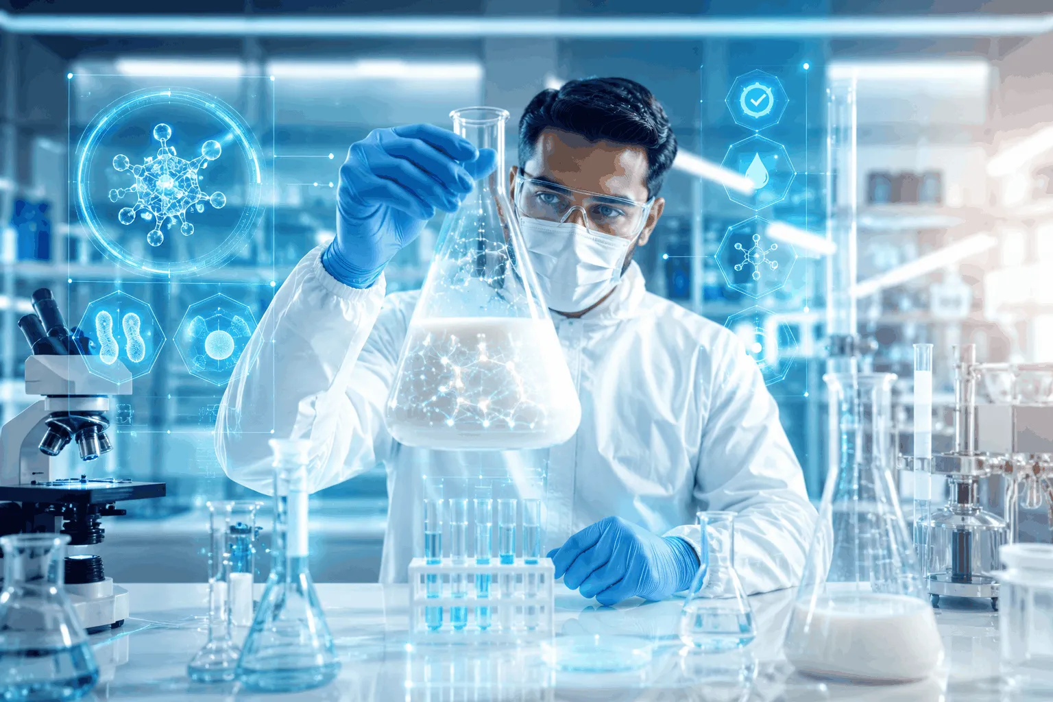 Milk quality inspection in a dairy laboratory